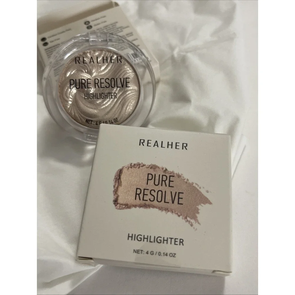 Lot Of 2 New Sealed RealHer Pure Resolve Highlighter 4g / 0.14 oz TF‎ CCF PF GF